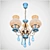 Elegant Matteo HY785 Chandelier 3D model small image 3