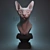 Elegant Bastet Sculpture: A Masterpiece by Dmitriev 3D model small image 1