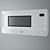 GE Built-In Microwave: Textured Panel 3D model small image 1