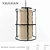 Elegant Beziers Shade Lantern 3D model small image 1