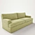Italian Made Meridiani Sofa Bed 3D model small image 1