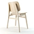 Soborg Chair: Scandinavian Elegance 3D model small image 2