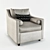 Elegant Accent Chair 3D model small image 1