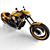 Harley Davidson Evolution 3D model small image 1