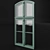 Vintage Repurposed Window 3D model small image 1