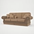 Elegant Galimberti Gianna 3-Seater Sofa 3D model small image 1