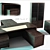 Title: Elegant Office Furniture 3D model small image 1