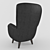 Elegant Ergonomic Chair 3D model small image 2