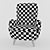Elegant Ergonomic Chair 3D model small image 3