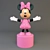 Disney's Classic Mini Mouse Toy Figurine 3D model small image 1