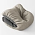 Cozy Sack Chair 3D model small image 1