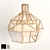 Satori Wooden Loft Lamp 3D model small image 1