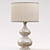 Elegant Terra Bella White Lamp 3D model small image 1