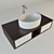 Integro Collection: Stylish Sink & Faucet Set 3D model small image 1