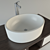 Integro Collection: Stylish Sink & Faucet Set 3D model small image 2