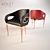 Copper-Infused Chandra Dining Chair 3D model small image 1