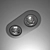 Sleek 590 Savio Lighting 3D model small image 1