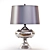 Elegant Polished Table Lamp 3D model small image 1