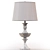 Elegant Satin Nickel Table Lamp 3D model small image 2