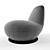 Swivel Lounge Chair: OPPO 3D model small image 1