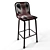 Elegant Dialma Brown Chair 3D model small image 1