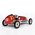 Authentic Models Spindizzy 1:8 Aluminum Super Car 3D model small image 2