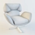 Italian IL Loft Helen Poltroncina: Elegant and Stylish Chair 3D model small image 2