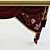 Stylish Velvet Curtains 3D model small image 2