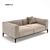 Luxurious Giorgetti Aton 2-Seater 3D model small image 1