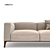 Luxurious Giorgetti Aton 2-Seater 3D model small image 2
