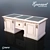 Epocart Geneve Two-Drawer Writing Desk 3D model small image 1