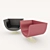 Modern Comfort: Karim Rashid Chair 3D model small image 1