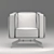 Coco Armchair by ROSSIN 3D model small image 2