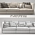 Oltre Sofa: Luxurious and Versatile 3D model small image 1