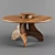 Sleek Wooden Table 3D model small image 1