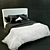 Luxury Black Bedding Set 3D model small image 2