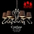 Confuso Modern Chandelier - 6 Lights 3D model small image 1