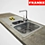 Franke Argos Stainless Steel Sink 3D model small image 1