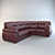 Elegant Comfort Sofa 3D model small image 2