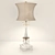 Elegant Crystal Table Lamp 3D model small image 2