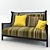 Elisabeth Ligne Roset Outdoor Sofa 3D model small image 2