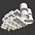 Delta Light Downlights: Versatile Lighting Solution 3D model small image 3