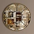 Elegant Katrine Mirrors - Round & Oval 3D model small image 2