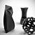 Designer Vases Set 3D model small image 1