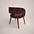 Modern Style Chair: Sleek and Chic 3D model small image 2