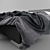 Mint Grey Distressed Loft Bed Linen 3D model small image 2