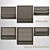 Versatile Roman Blinds with Varying Textures 3D model small image 3