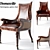 Classic Hemingway Game Chair - Exquisite Design & Superior Comfort 3D model small image 1