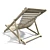 Wooden River Deckchair - Nord-HZ 3D model small image 2