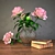 Vintage Blooms and Books 3D model small image 1